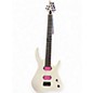 Used Kiesel Kyber 6  White and Pink Solid Body Electric Guitar