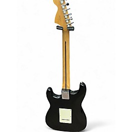 Used Starcaster by Fender Stratocaster Black Solid Body Electric Guitar