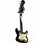 Used Starcaster by Fender Stratocaster Black Solid Body Electric Guitar
