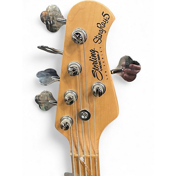 Used Sterling by Music Man Sub Stingray 5 Mint Green Electric Bass Guitar