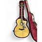 Used Taylor 214CE Deluxe Natural Acoustic Electric Guitar thumbnail