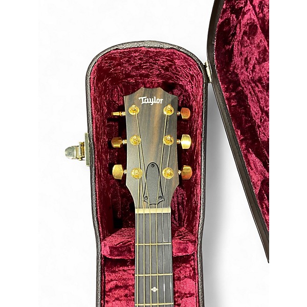 Used Taylor 214CE Deluxe Natural Acoustic Electric Guitar