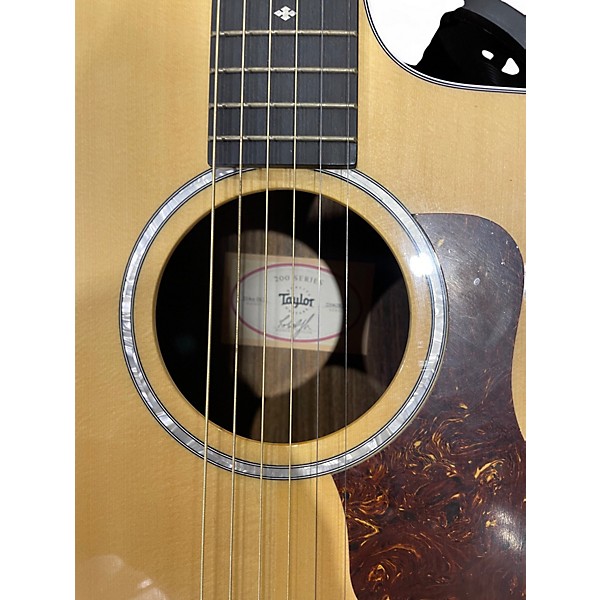 Used Taylor 214CE Deluxe Natural Acoustic Electric Guitar