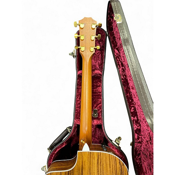 Used Taylor 214CE Deluxe Natural Acoustic Electric Guitar