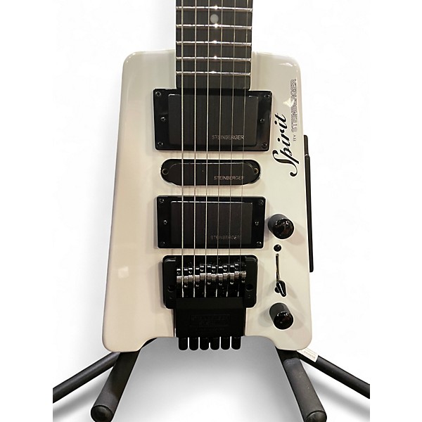 Used Steinberger Spirit GT-PRO Deluxe White Solid Body Electric Guitar