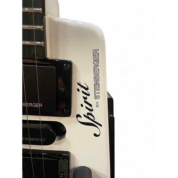 Used Steinberger Spirit GT-PRO Deluxe White Solid Body Electric Guitar