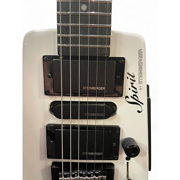 Used Steinberger Spirit GT-PRO Deluxe White Solid Body Electric Guitar