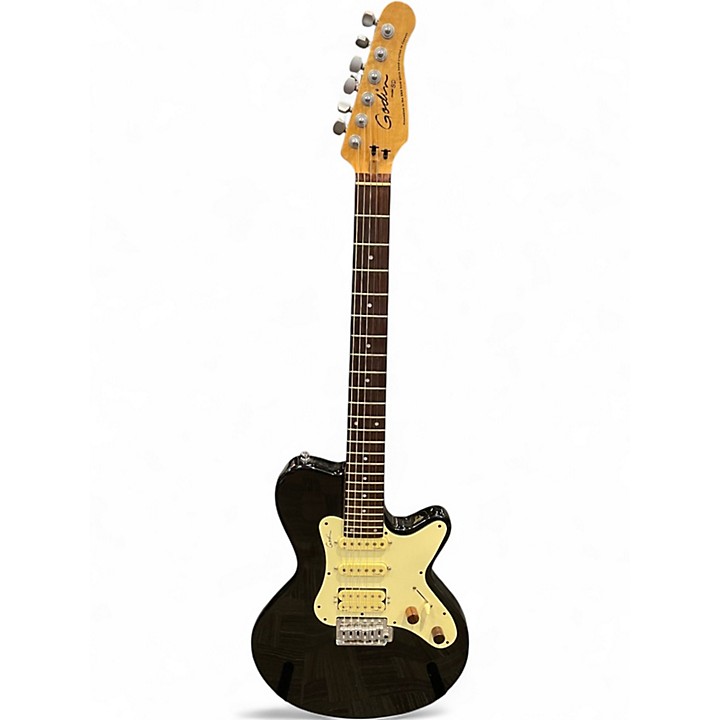 Used Godin SD24 Black Solid Body Electric Guitar Black | Guitar Center
