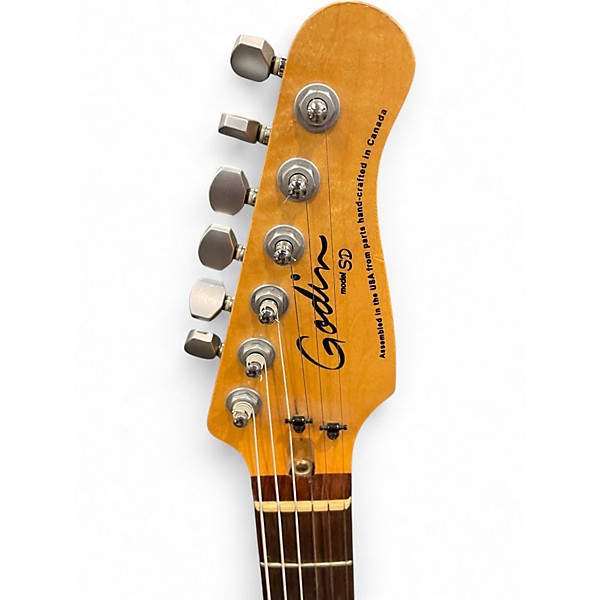 Used Godin SD24 Black Solid Body Electric Guitar