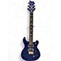 Used PRS SE Custom 24 Blue Solid Body Electric Guitar thumbnail