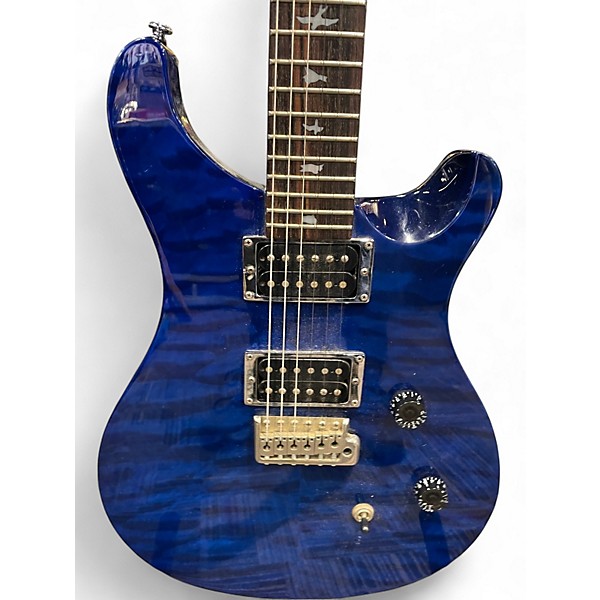 Used PRS SE Custom 24 Blue Solid Body Electric Guitar