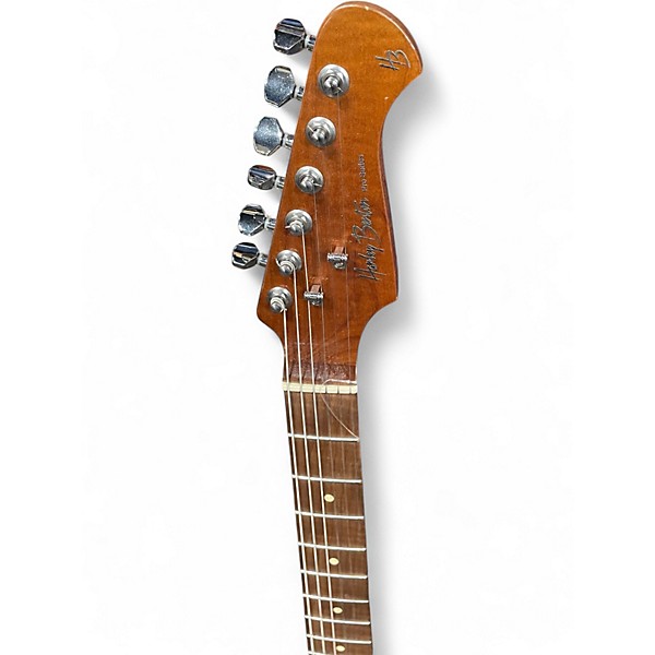 Used Harley Benton Fusion Pro 3 Trans Sunburst Solid Body Electric Guitar