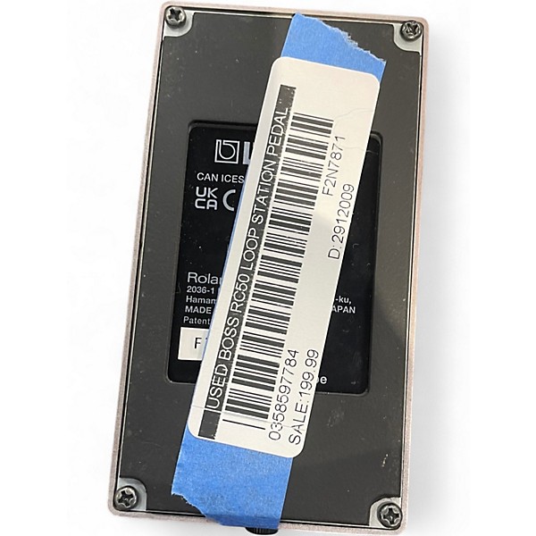 Used BOSS RC50 Loop Station Pedal