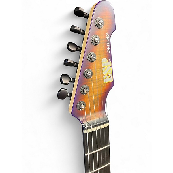 Used ESP USA Custom Shop M-II HT Lynch Burst Solid Body Electric Guitar