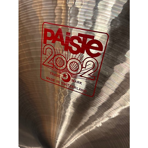 Used Paiste 14in 2002 Medium Hi Hat Pair Cymbal