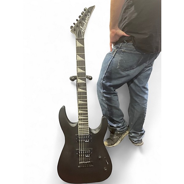 Used Jackson JS22 Dinky matte black Solid Body Electric Guitar