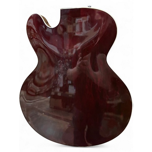 Vintage 1996 Gibson Chet Atkins Tennessean Black Cherry Hollow Body Electric Guitar