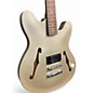 Used Fender Tom Delonge starcaster Shoreline Gold Hollow Body Electric Guitar