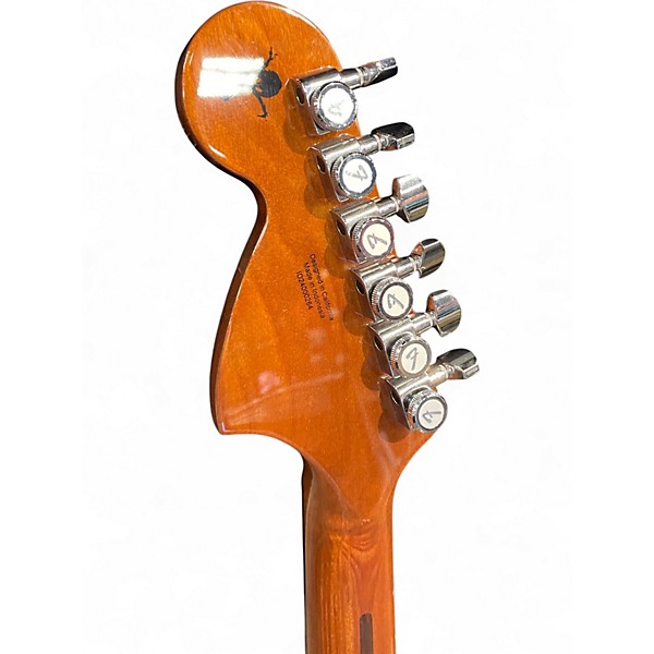 Used Fender Tom Delonge starcaster Shoreline Gold Hollow Body Electric Guitar