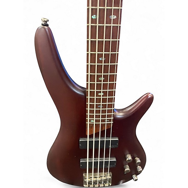 Used Ibanez SR505 5 String Mahogany Electric Bass Guitar