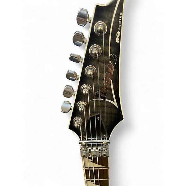 Used Ibanez RG4EXFM1 Trans Black Solid Body Electric Guitar