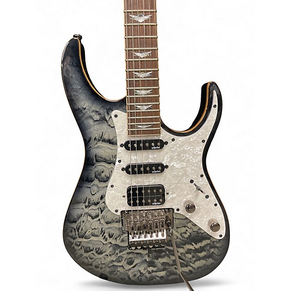 Used Schecter Guitar Research extreme banshee charcoal burst Solid Body Electric Guitar