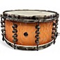 Used Mapex 6.5in Black Panther Versatus Peach Burl Burst Drum thumbnail
