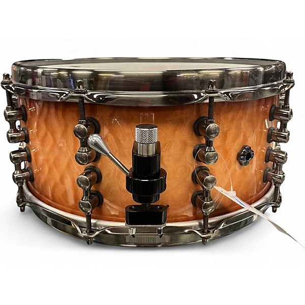Used Mapex 6.5in Black Panther Versatus Peach Burl Burst Drum