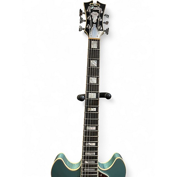 Used D'Angelico Premier DC Mini Lake Placid Blue Hollow Body Electric Guitar