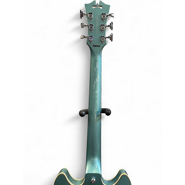 Used D'Angelico Premier DC Mini Lake Placid Blue Hollow Body Electric Guitar