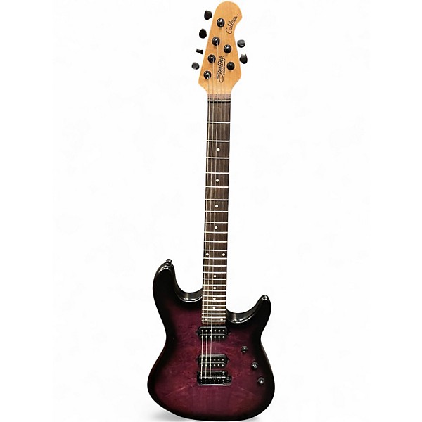 Used Sterling by Music Man Cutlass Jason Richardson Signature Cosmic Purple Burst Solid Body Electric Guitar