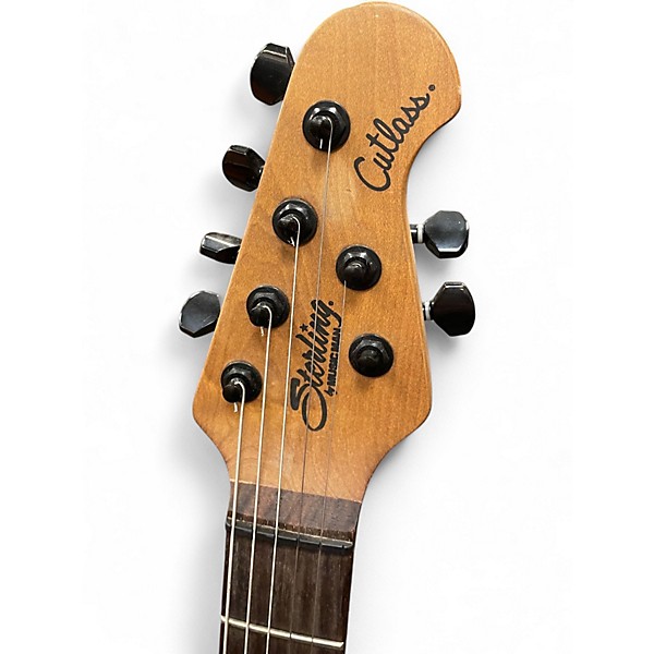 Used Sterling by Music Man Cutlass Jason Richardson Signature Cosmic Purple Burst Solid Body Electric Guitar