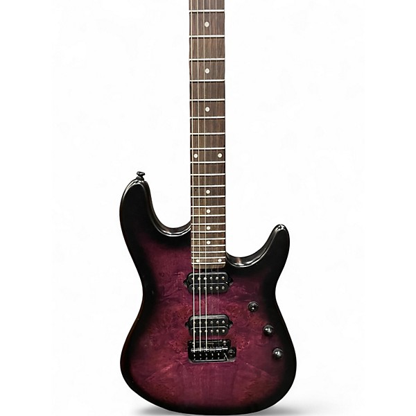 Used Sterling by Music Man Cutlass Jason Richardson Signature Cosmic Purple Burst Solid Body Electric Guitar