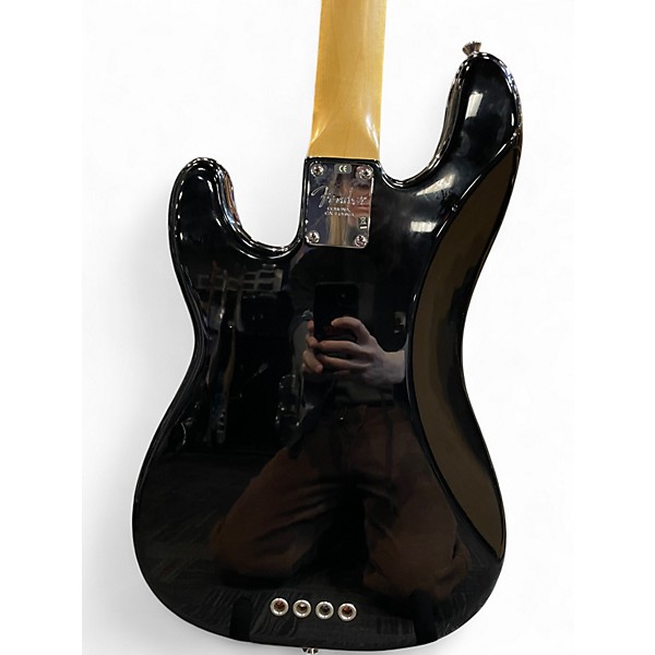 Used Fender American Standard Precision Bass Black Electric Bass Guitar