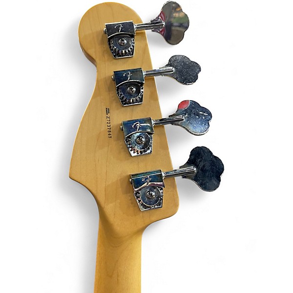 Used Fender American Standard Precision Bass Black Electric Bass Guitar