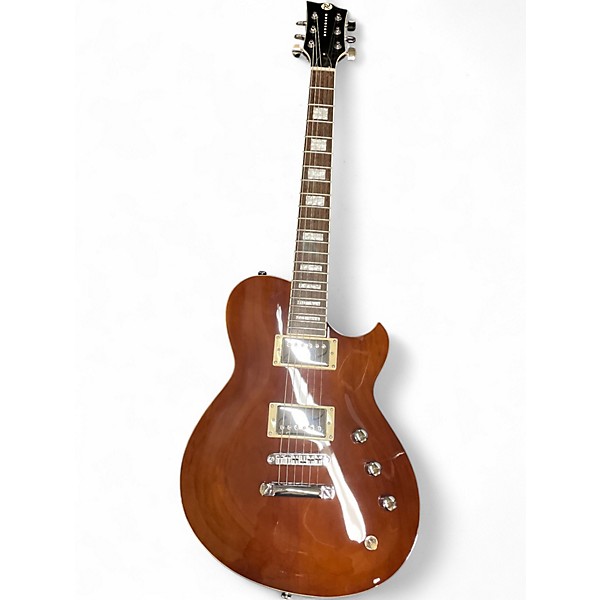 Used Reverend ROUNDHOUSE VIOLIN BROWN Solid Body Electric Guitar