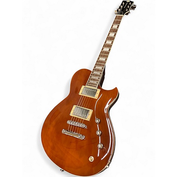 Used Reverend ROUNDHOUSE VIOLIN BROWN Solid Body Electric Guitar