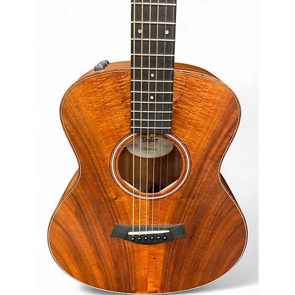 Used Taylor GS Mini-e KOA Natural Acoustic Electric Guitar