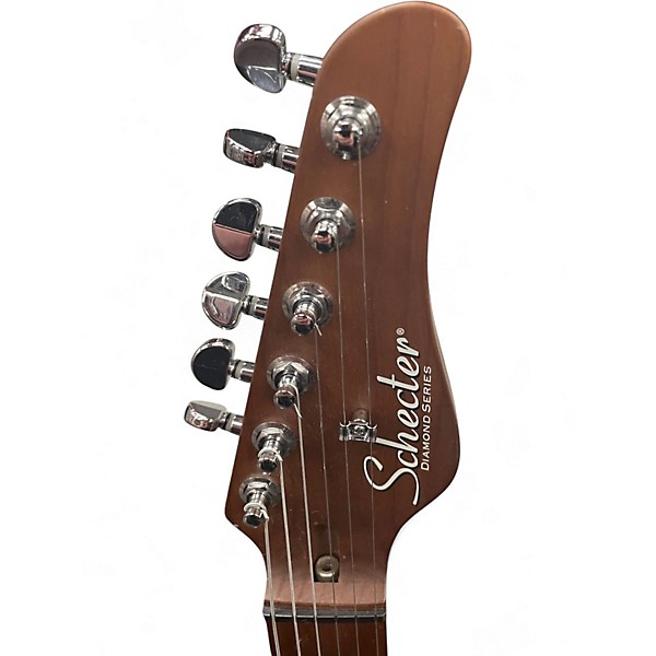 Used Schecter Guitar Research Diamond Series PT Natural Solid Body Electric Guitar
