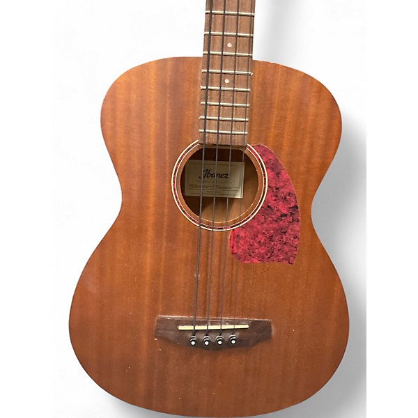 Used Ibanez PCBE12MH-OPN Mahogany Acoustic Bass Guitar