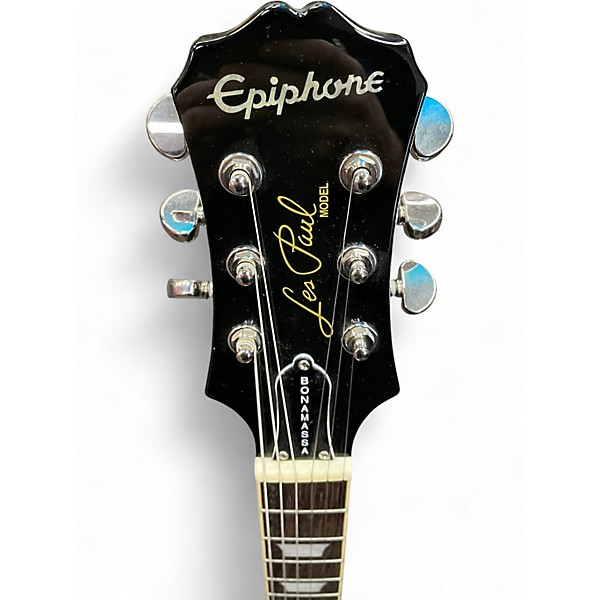 Used Epiphone Joe Bonamassa Les Paul Gold Top Solid Body Electric Guitar