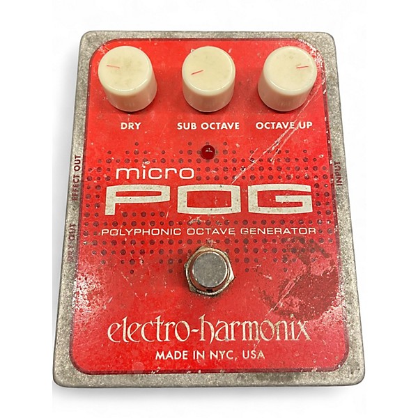 Used Electro-Harmonix Micro Pog Polyphonic Octave Generator Effect Pedal