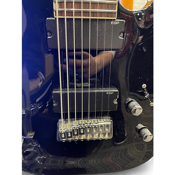 Used ESP LTD H-208 8 String Black Solid Body Electric Guitar