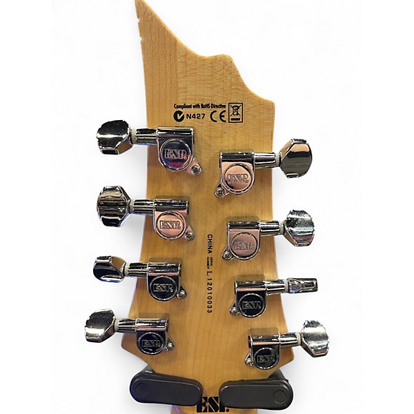 Used ESP LTD H-208 8 String Black Solid Body Electric Guitar