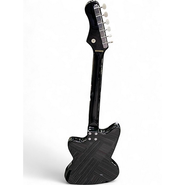 Used Silvertone 1478 Black Solid Body Electric Guitar