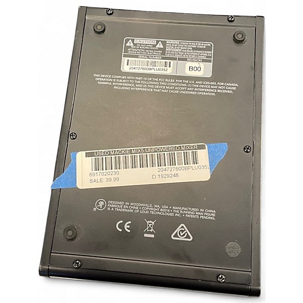 Used Mackie MIX5 Unpowered Mixer