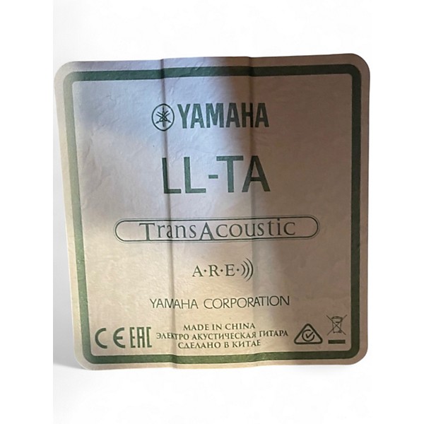 Used 2022 Yamaha LLTA 2 Color Sunburst Acoustic Electric Guitar