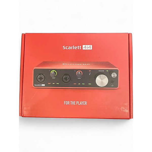 Used Focusrite Scarlett 4i4 Gen 3 Audio Interface