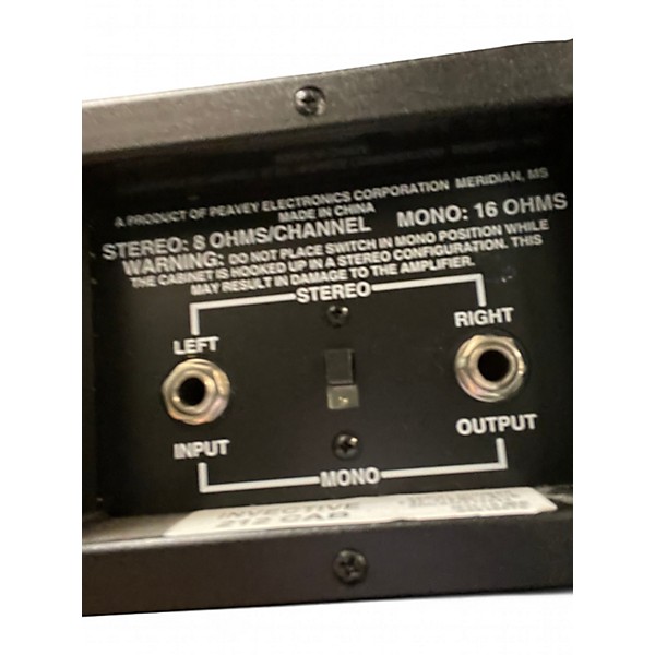 Used Peavey INVECTIVE 2X12 Guitar Cabinet