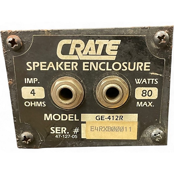 Used Crate GE-412R Guitar Cabinet